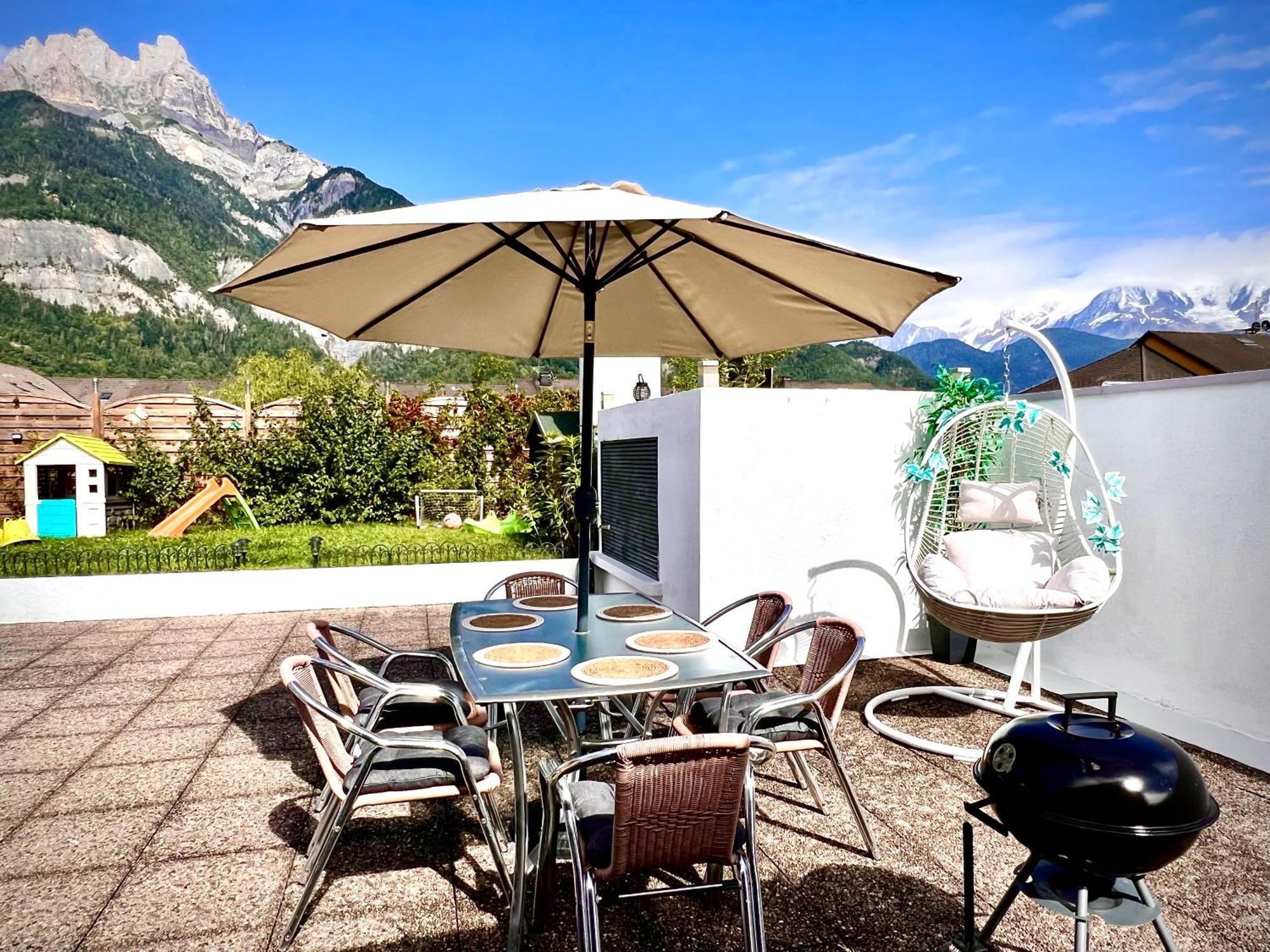 Rooftop 1 - Jacuzzi Prive Au Pied Du Monte-Blanco Sallanches Exterior foto